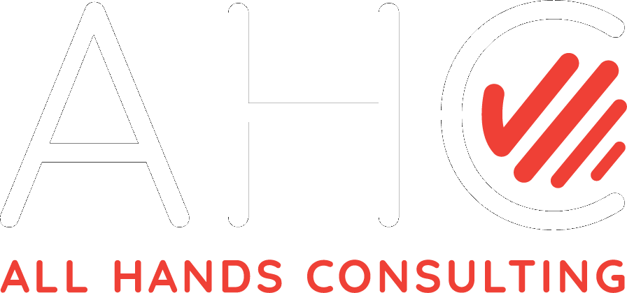AHC logo with red checkmark design.