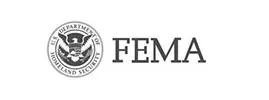 FEMA logo and US Department of Homeland Security.
